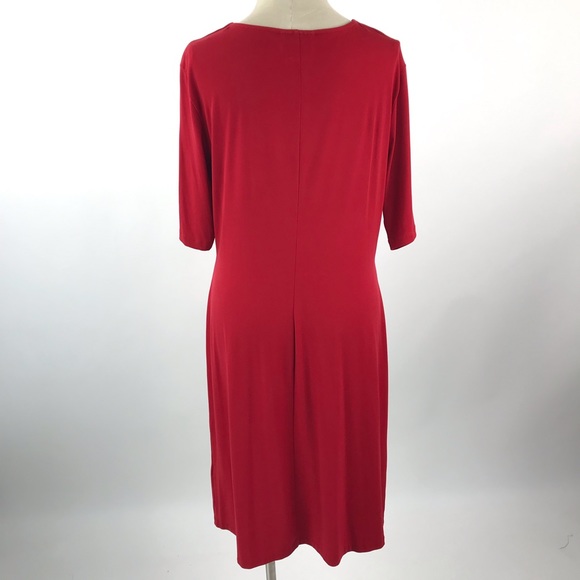 Talbots Women Sheath Jersey Dress - Picture 5 of 8